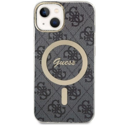 Guess GUHMP14MH4STK Hardcase 4G MagSafe for iPhone 14 Plus / 15 Plus 6.7" / black