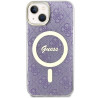Guess GUHMP14MH4STU Hardcase 4G MagSafe for iPhone 14 Plus / 15 Plus 6.7" / purple