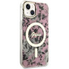 Guess GUHMP14MHCFWSP Hardcase Flower MagSafe for iPhone 14 Plus / 15 Plus 6.7" / pink