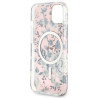 Guess GUHMP14MHCFWSP Hardcase Flower MagSafe for iPhone 14 Plus / 15 Plus 6.7" / pink