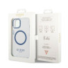 Guess GUHMP14MHTRMB Hardcase Metal Outline Magsafe for iPhone 14 Plus / 15 Plus 6.7" / blue