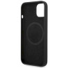 Guess GUHMP14MSBPLK Hardcase Silicone Logo Plate MagSafe for iPhone 14 Plus / 15 Plus 6.7" / black