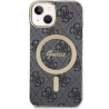 Guess GUHMP14SH4STK Hardcase 4G MagSafe for iPhone 14 / 15 / 13 6.1" / black