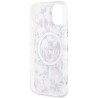 Guess GUHMP14SHCFWST Hardcase Flower MagSafe for iPhone 14 / 15 / 13 6.1" / transparent