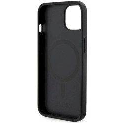 Guess GUHMP14SHGCFSEK GCube Stripes MagSafe Hardcase for iPhone 14 / 15 / 13 6.1" / black