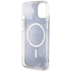 Guess GUHMP14SHTMRSU Golden Marble MagSafe Hardcase for iPhone 14 / 15 / 13 6.1" / purple
