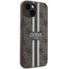 Guess GUHMP14SP4RPSW Hardcase 4G Printed Stripes MagSafe for iPhone 14 / 15 / 13 6.1" / brown