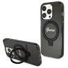 Guess GUHMP14XHRSGSK Hardcase Ring Stand Script Glitter MagSafe for iPhone 14 Pro Max 6.7" / black