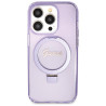Guess GUHMP14XHRSGSU Hardcase Ring Stand Script Glitter MagSafe for iPhone 14 Pro Max 6.7" / purple