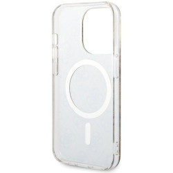 Guess GUHMP15LH4STW Hardcase IML 4G MagSafe for iPhone 15 Pro 6.1" / brown