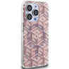 Guess GUHMP15LHGCUSTGP IML GCube MagSafe Hardcase for iPhone 15 Pro 6.1" / pink