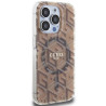 Guess GUHMP15LHGCUSTGW Hardcase IML GCube MagSafe for iPhone 15 Pro 6.1" / brown
