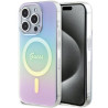 Guess GUHMP15LHITSU Hardcase IML Iridescent MagSafe for iPhone 15 Pro 6.1" / purple