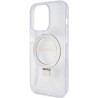 Guess GUHMP15LHRSGSD Hardcase Ring Stand Script Glitter for iPhone 15 Pro 6.1"