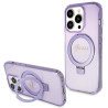 Guess GUHMP15LHRSGSU Hardcase Ring Stand Script Glitter MagSafe for iPhone 15 Pro 6.1"