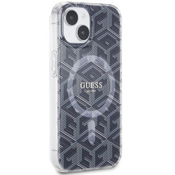 Guess GUHMP15MHGCUSTGK Hardcase IML GCube MagSafe for iPhone 15 Plus/14 Plus 6.7" / black