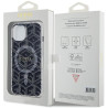 Guess GUHMP15MHGCUSTGK Hardcase IML GCube MagSafe for iPhone 15 Plus/14 Plus 6.7" / black