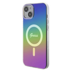 Guess GUHMP15MHITSK Hardcase IML Iridescent MagSa for iPhone 15 Plus/14 Plus 6.7"