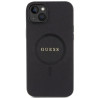 Guess GUHMP15MPSAHMCK Hardcase Saffiano MagSafe for iPhone 15 Plus / 14 Plus 6.7" / black