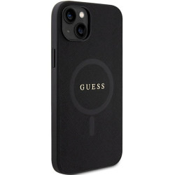 Guess GUHMP15MPSAHMCK Hardcase Saffiano MagSafe for iPhone 15 Plus / 14 Plus 6.7" / black