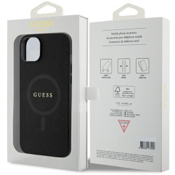 Guess GUHMP15MPSAHMCK Hardcase Saffiano MagSafe for iPhone 15 Plus / 14 Plus 6.7" / black