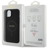 Guess GUHMP15MPSAHMCK Hardcase Saffiano MagSafe for iPhone 15 Plus / 14 Plus 6.7" / black