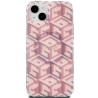 Guess GUHMP15SHGCUSTGP Hardcase IML GCube MagSafe for iPhone 15 / 14 / 13 6.1" / pink