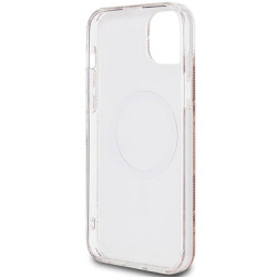 Guess GUHMP15SHGCUSTGW Hardcase IML GCube MagSafe for iPhone 15/14/13 6.1" / brown