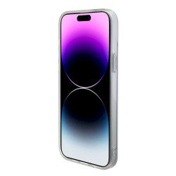 Guess GUHMP15SHITSU Hardcase IML Iridescent MagSafe for iPhone 15 / 14 / 13 6.1" / purple