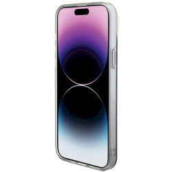 Guess GUHMP15XHITSK Hardcase IML Iridescent MagSafe for iPhone 15 Pro Max 6.7"