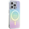 Guess GUHMP15XHITSU Hardcase IML Iridescent MagSafe for iPhone 15 Pro Max 6.7" / purple