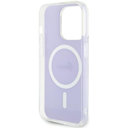 Guess GUHMP15XHITSU Hardcase IML Iridescent MagSafe for iPhone 15 Pro Max 6.7" / purple