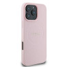 Guess GUHMP15XPGHSMMP Grained Ring MagSafe Hardcase for iPhone 15 Pro Max 6.7" / pink