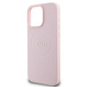 Guess GUHMP15XPGHSMMP Grained Ring MagSafe Hardcase for iPhone 15 Pro Max 6.7" / pink