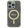 Guess GUHMP16LH4STW Hardcase IML 4G MagSafe for iPhone 16 Pro 6.3" / brown