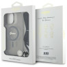 Guess GUHMP16LHCTSGNSK Hardcase Crossbody Cord Script MagSafe for iPhone 16 Pro 6.3" / black