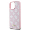 Guess GUHMP16LPGPYSP Peony Script Logo MagSafe Hardcase for iPhone 16 Pro 6.3" / pink