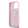 Guess GUHMP16LPGPYSP Peony Script Logo MagSafe Hardcase for iPhone 16 Pro 6.3" / pink
