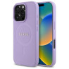 Guess GUHMP16LPSAHMCU Hardcase Saffiano MagSafe for iPhone 16 Pro 6.3" / purple