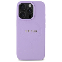 Guess GUHMP16LPSAHMCU Hardcase Saffiano MagSafe for iPhone 16 Pro 6.3" / purple
