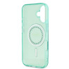 Guess GUHMP16MPFTDTEN Hardcase IML Rhinestones MagSafe for iPhone 16 Plus 6.7" / green