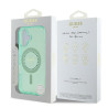 Guess GUHMP16MPFTDTEN Hardcase IML Rhinestones MagSafe for iPhone 16 Plus 6.7" / green