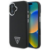 Guess GUHMP16MPGTSPSK Hardcase Grained Triangle MagSafe for iPhone 16 Plus 6.7" / black