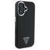 Guess GUHMP16MPGTSPSK Hardcase Grained Triangle MagSafe for iPhone 16 Plus 6.7" / black
