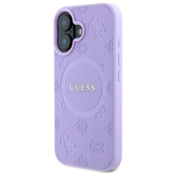 Guess GUHMP16MPSAPSMEU Hardcase Saffiano Peony Classic Logo for iPhone 16 Plus 6.7" / purple