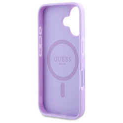 Guess GUHMP16MPSAPSMEU Hardcase Saffiano Peony Classic Logo for iPhone 16 Plus 6.7" / purple