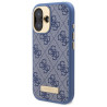 Guess GUHMP16MU4GPRB Hardcase 4G Logo Plate MagSafe for iPhone 16 Plus 6.7" / blue