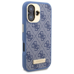 Guess GUHMP16MU4GPRB Hardcase 4G Logo Plate MagSafe for iPhone 16 Plus 6.7" / blue