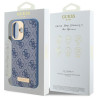 Guess GUHMP16MU4GPRB Hardcase 4G Logo Plate MagSafe for iPhone 16 Plus 6.7" / blue