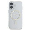 Guess GUHMP16SHFGERET IML Glitter Circle MagSafe Hardcase for iPhone 16 6.1"